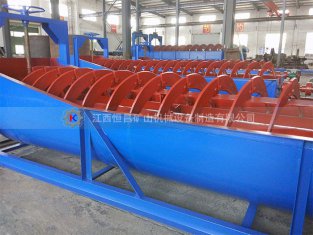 選礦設(shè)備丨聚氨酯螺旋式洗砂分級(jí)機(jī)的類型和原